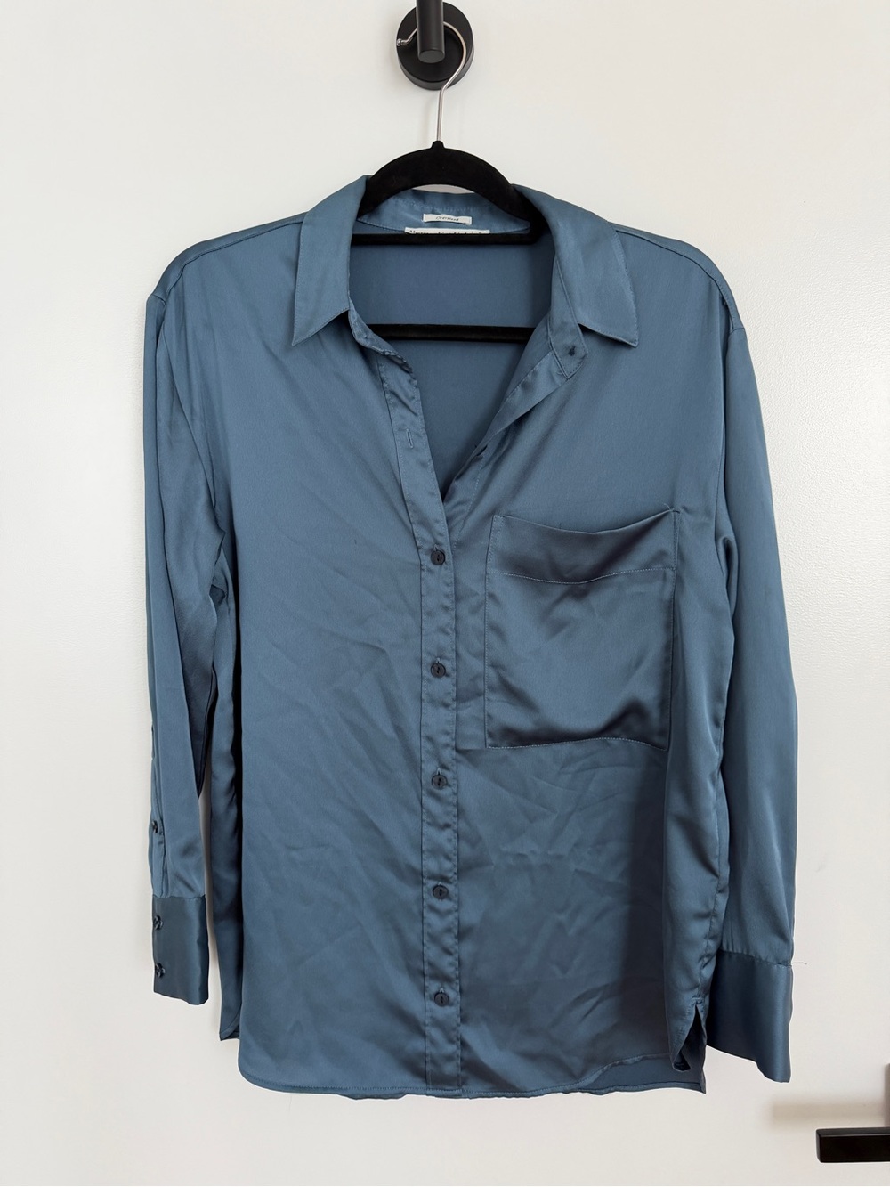 Abercrombie & Fitch Slate Blue Button-Down Shirt